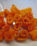 Морковные цукаты на лимонном сиропе