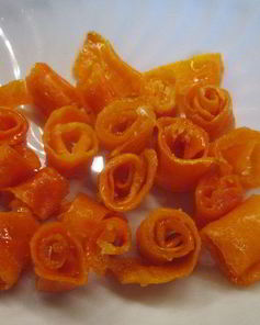 Морковные цукаты на лимонном сиропе