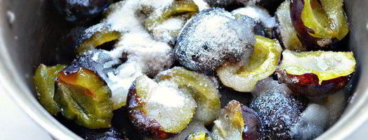 сливовое варенье с бананом и грецкими орехами. Шаг 4