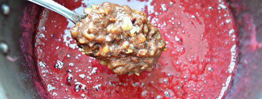 сливовое варенье с бананом и грецкими орехами. Шаг 9