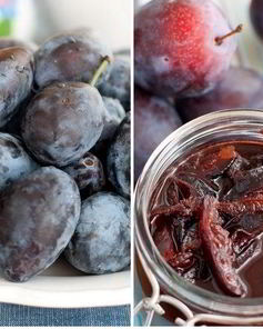 Сливовое варенье с шоколадом