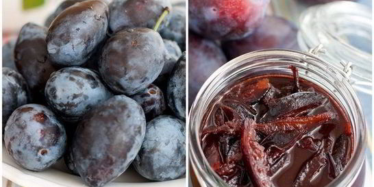 Сливовое варенье с шоколадом