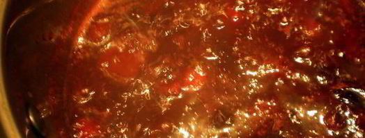 сливовый конфитюр с шоколадом и мятой. Шаг 3