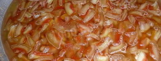 цукаты из арбузных корок. Шаг 6