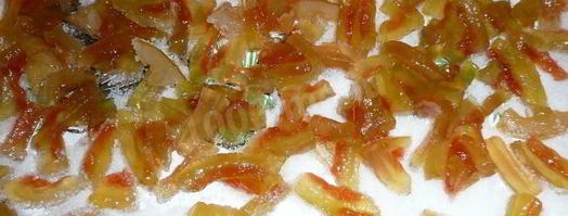 цукаты из арбузных корок. Шаг 7