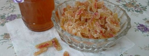 цукаты из арбузных корок. Шаг 8