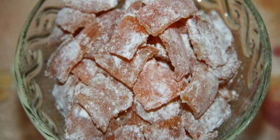 Цукаты из мандариновых корок