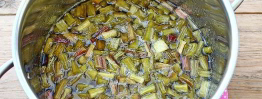 варенье из ревеня с корицей. Шаг 7