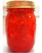 Варенье из ревня с клубничным желатином