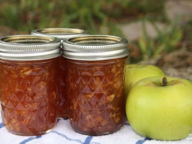 Рецепт варенья из яблок кусочками