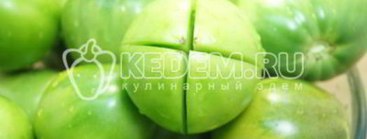 вкусные зеленые помидоры на зиму. Шаг 5