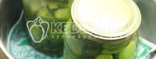 вкусные зеленые помидоры на зиму. Шаг 10