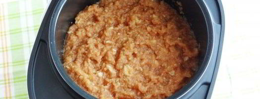 яблочное пюре в мультиварке на зиму. Шаг 10