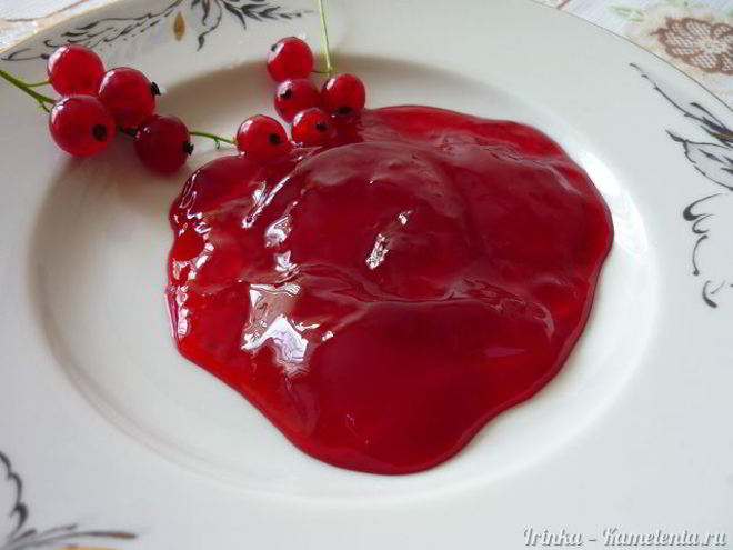 Рецепт желе из красной смородины на зиму