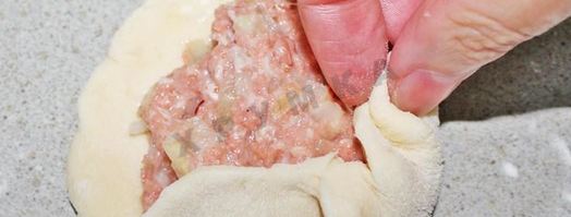 беляши без дрожжей с мясом. Шаг 12