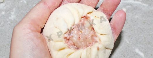 беляши без дрожжей с мясом. Шаг 13