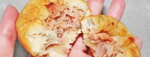 беляши без дрожжей с мясом. Шаг 17