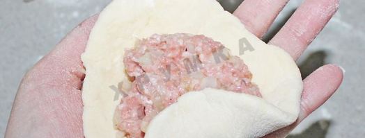 беляши без дрожжей с мясом. Шаг 11