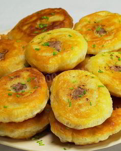 Беляши из теста на опаре