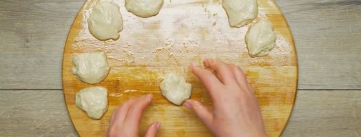 беляши из теста на опаре. Шаг 6