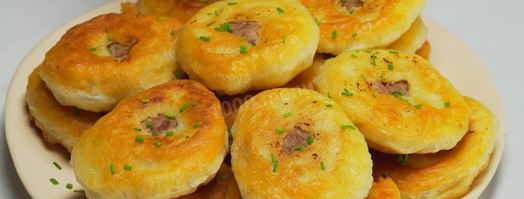 беляши из теста на опаре. Шаг 9