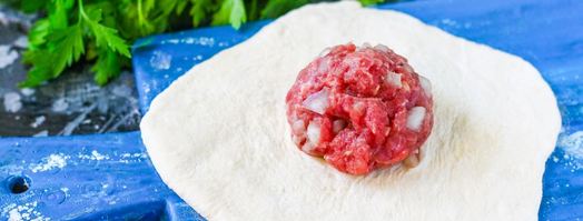 беляши татарские с мясом. Шаг 8