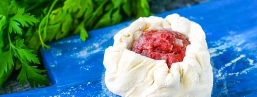 беляши татарские с мясом. Шаг 9