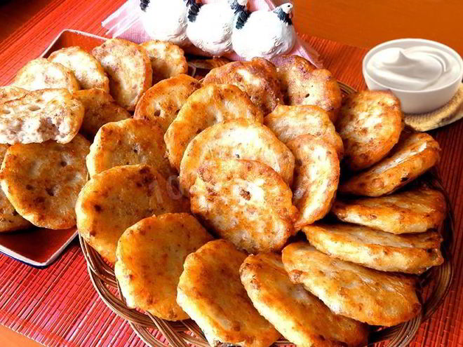 Рецепт ленивых беляшей на молоке