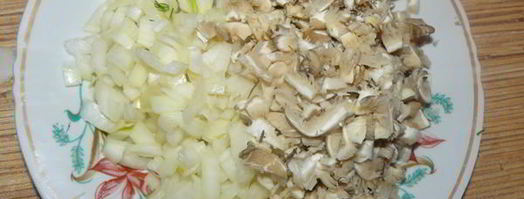 ленивые беляши с грибами и луком. Шаг 3