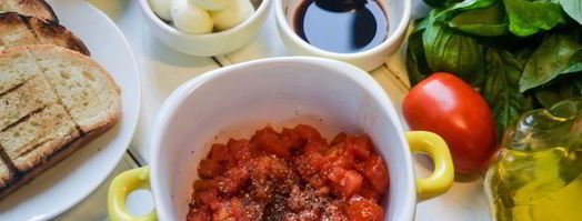 брускетта капрезе. Шаг 3