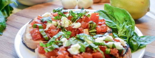 брускетта капрезе. Шаг 5