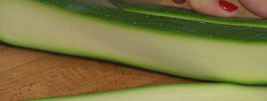 брускетта с чечевицей, фетой и цукини. Шаг 3