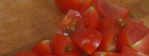 брускетта с чечевицей, фетой и цукини. Шаг 5