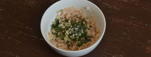 брускетта с фасолью. Шаг 6