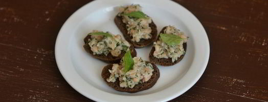 брускетта с фасолью. Шаг 11