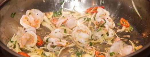 брускетта с креветками. Шаг 7