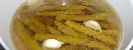 брускетта с маринованной спаржей. Шаг 4