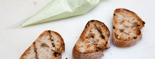 брускетта с печенью трески. Шаг 6