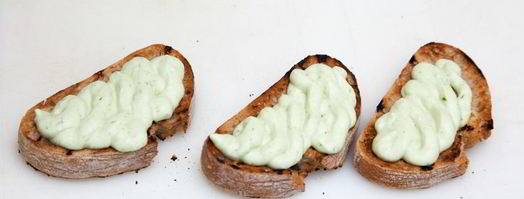 брускетта с печенью трески. Шаг 7