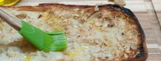 брускетта с помидорами и базиликом. Шаг 4