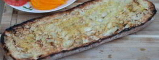 брускетта с помидорами и базиликом. Шаг 5