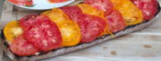 брускетта с помидорами и базиликом. Шаг 6