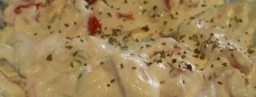 брускетта с рикоттой, помидорами и базиликом. Шаг 4