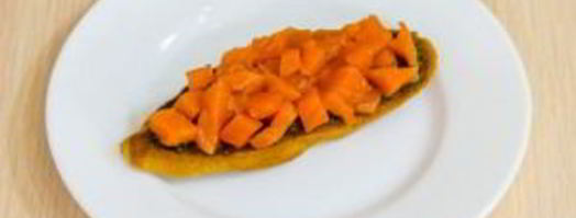 брускетта с семгой и песто. Шаг 8