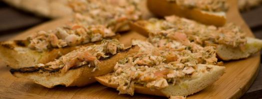 брускетта с семгой. Шаг 4