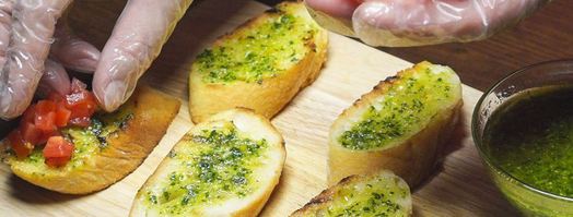 брускетта с сыром. Шаг 6