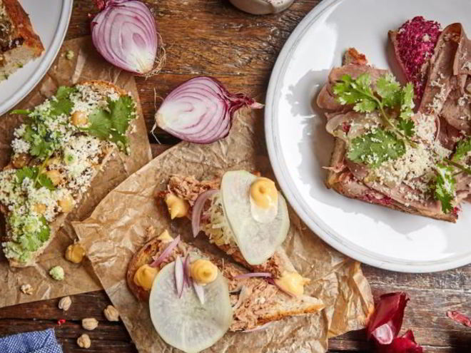 Рецепт брускетты с тунцом