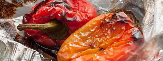 брускетта с запеченным баклажаном. Шаг 5