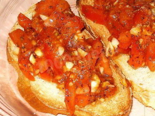Рецепт итальянской брускетты
