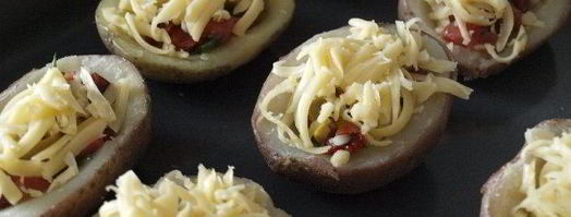 картофельная брускетта по-средиземноморски. Шаг 5